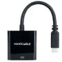 Nanocable Conversor USB-C a VGA 10 cm Negro 10.16.4101-BK